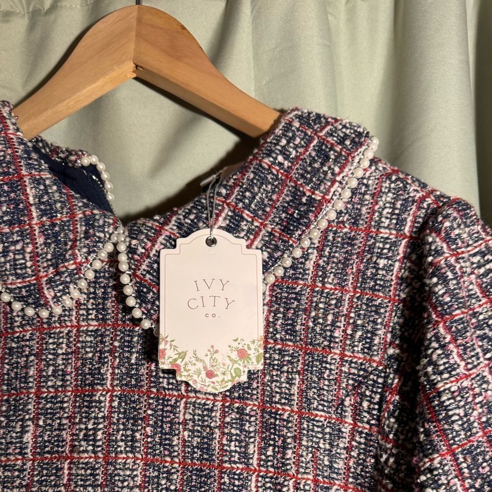 NWT Ivy City Co Tweed Dress - Picture 2 of 6